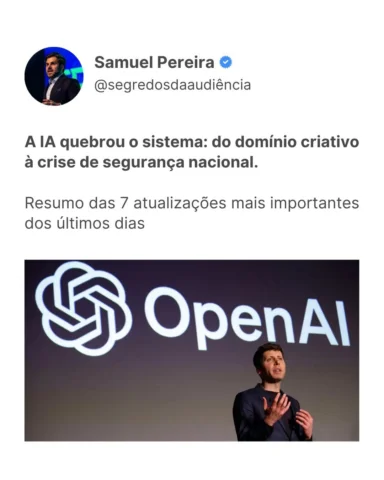 O jogo virou: a IA já dita as regras. 🚀

O que era tendência ontem, hoje já é p