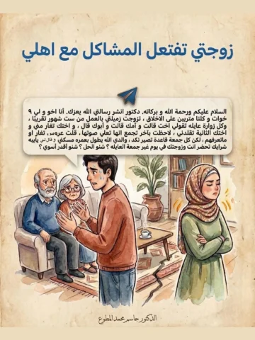 السلام عليكم ورحمة الله و بركاته 
دكتور انشر رسالتي الله يعزك 
أنا اخو و لي ٩ خو