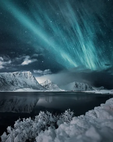 Northern lights season is over —
no more dark nights,
no more waiting for the sk