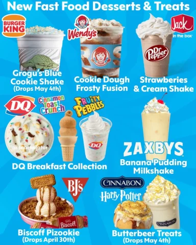 If you love sweet treats, this one is for you! We've got some GREAT fast food dr