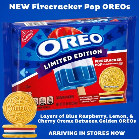 OREO is dropping a BOMB POP flavor for summer and this is as festive as it gets!