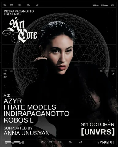 October 9. The full vision revealed. 🖤

@indirapaganotto presents @artcore_reco