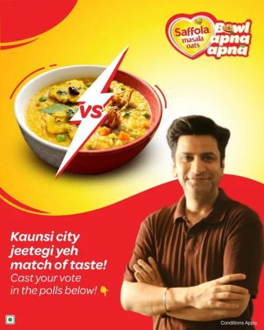 The ultimate Saffola Masala Oats - Bowl Apna Apna face-off is HERE!

Pick your s