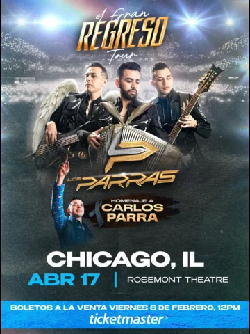 Listos? CHICAGO y ATLANTA ❤️‍🔥🎤 Nos vemos este fin de semana 🔥 #LosParras #El