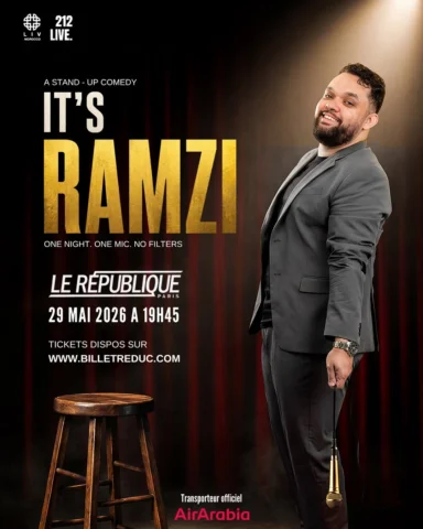 OUSSAMA RAMZI débarque à Paris 🇫🇷 sur la scène du théâtre Le République avec s