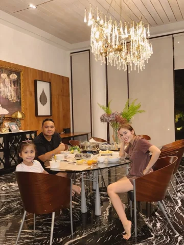 Our 9th wedding anniversary dinner be like… Stay at home peacefully with kiddos,