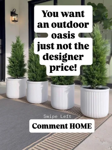 Comment HOME 

Creating an outdoor space that feels like an extension of your ho