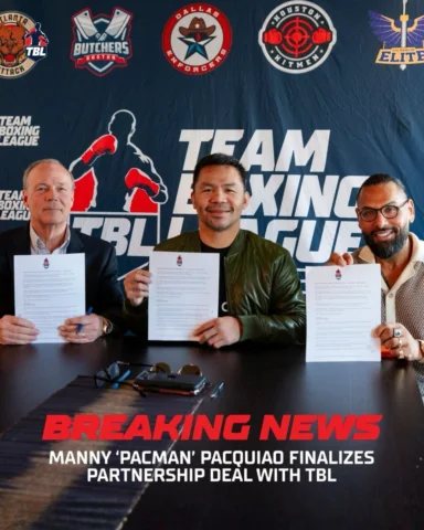 🚨Manny “Pacman” Pacquiao is officially stepping into Team Boxing League. A glob