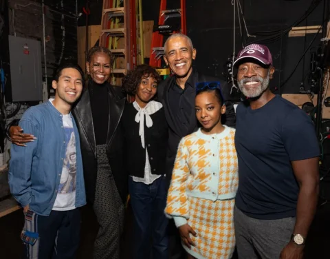 Barack and I can’t wait for you to see @ProofBroadway! It’s a play that asks pro