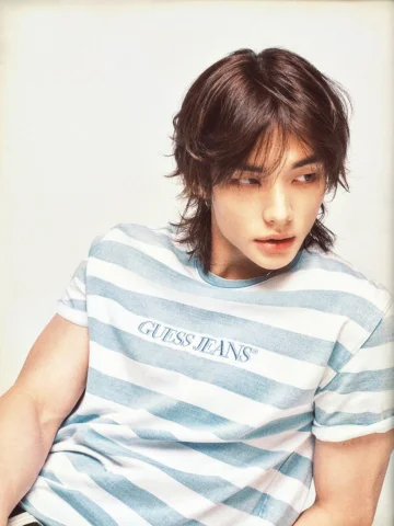 Hyunjin for GUESS JEANS.