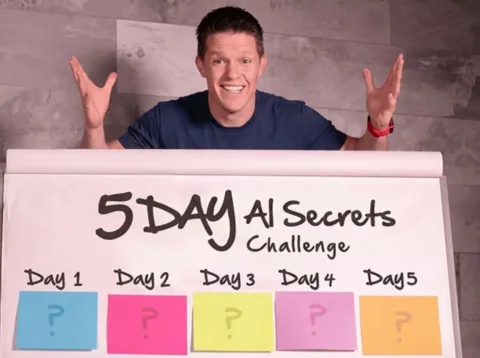 The AI Secrets Challenge is almost here 👀

5 days. 90 minutes a day. 100% free.