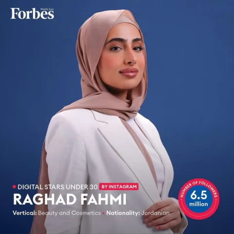 Raghad Fahmi, a dental student and goodwill ambassador, joined Instagram in 2018