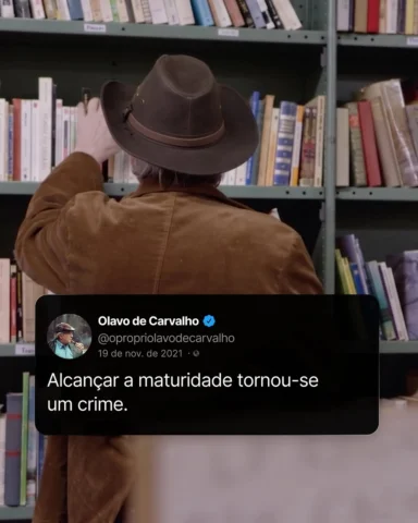 “É o que eu chamo a oitava camada, quer dizer, é a crise da maturidade. O sujeit