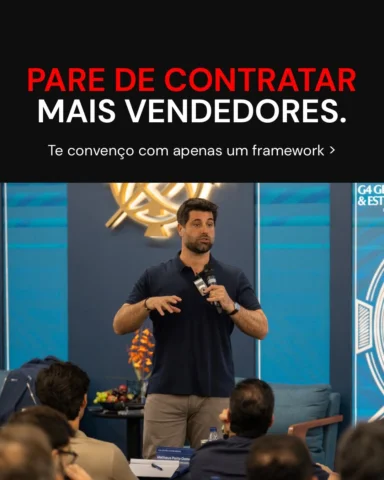 IA no comercial não se implementa de baixo para cima, pô. Não é o vendedor que a