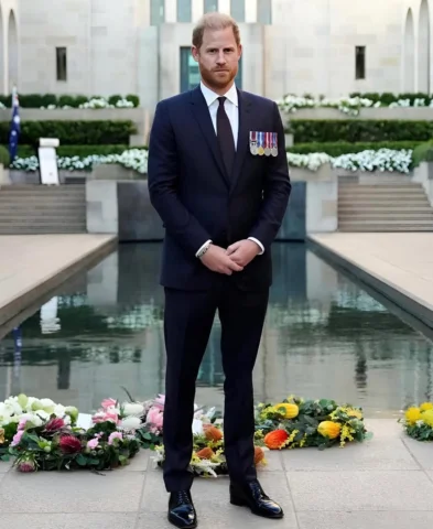 🚨NEW: Prince Harry joined by Matt Keogh, Minister for Veterans’ Affairs of Aust