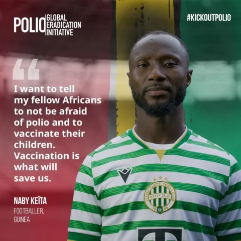 Doubters never stopped me. They won’t stop Africa either. 
A polio-free continen