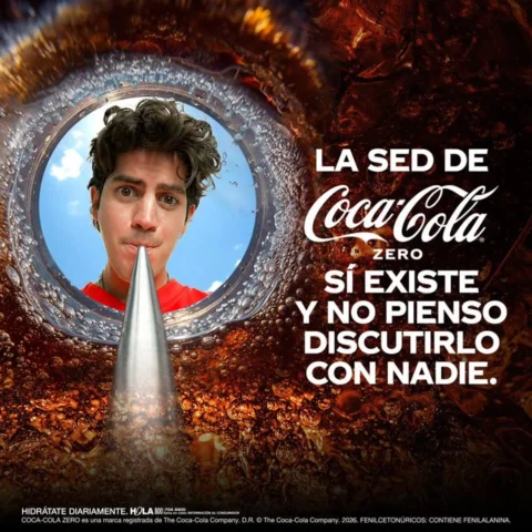 La sed de Coca-Cola Zero existe y yo no pienso discutirlo con nadie . #GranSabor