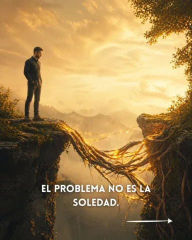 El problema no es que estés solo.

Es que estás intentando sostener un cambio…
s