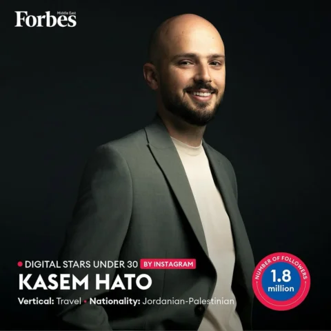 Kasem Hato is a Jordanian-Palestinian travel influencer and YouTuber known as Ib