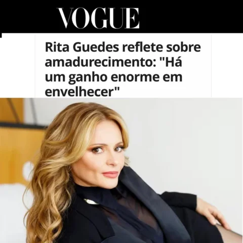 Um bate papo gostoso com @voguebrasil 🖤