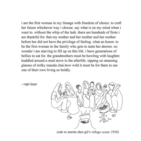 how privileged we are to be living lives of choice. and what we do with them wil