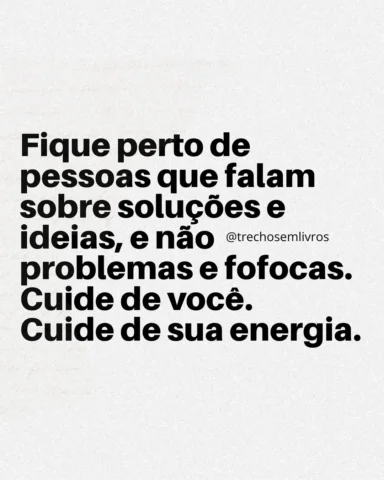 Cuide de você!