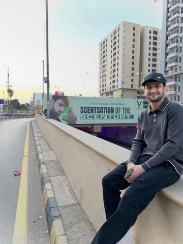 A dream that once felt distant now towers above the city. Our first billboard. S