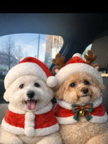 다들 메리 크리스마스입니다🎄
꾸마와 밤이는 잘 지내고 있습니다🙇