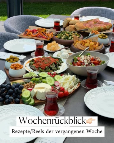 Die 10 Reels der letzten Woche - für diese Woche sind sehr tolle Rezepte eingepl