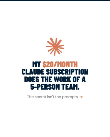 Claude doesn’t suck. Your setup does.

I see people use it like a search bar. On