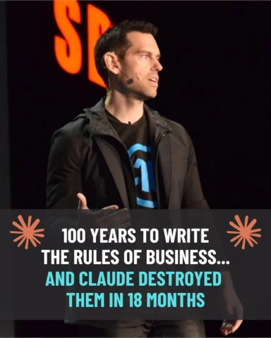 For 100 years, the rule was build a team or stay small. Now, one person with AI 