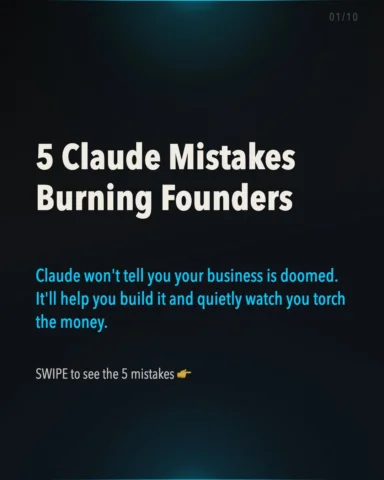 Claude won't tell you your business is doomed. It'll help you build it and quiet