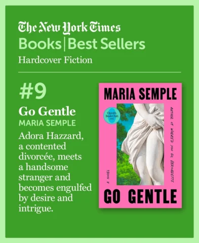 Please join us in congratulating @mariasemple for debuting at #9 on the @nytimes