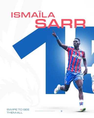 15 goals and counting 🤝

A career best for Ismaïla Sarr so far this season 🤩🇸
