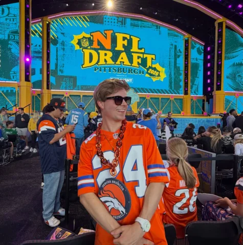 Thank you for having me @broncos at the draft:) #broncoscreator