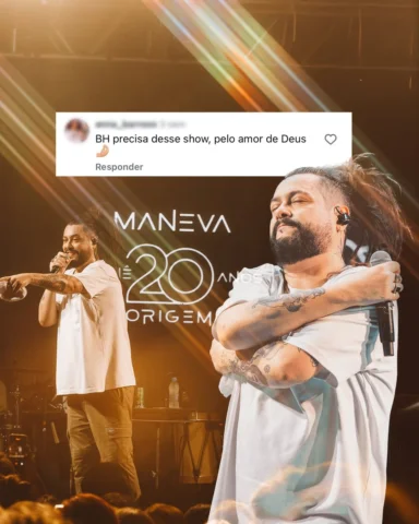 BH chamou, e o Manevão chegou! @festivalsoamor, estão prontos? Bora pro reggae n