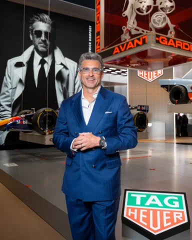 Impeccably timed and impeccably styled, House Ambassador @patrickdempsey stopped