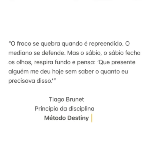No @ometododestiny,  princípios milenares como Sabedoria, Inteligência, Honra, S