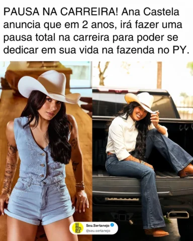 PAUSA TOTAL! Uma notícia dada por Ana Castela durante o programa Altas Horas na 