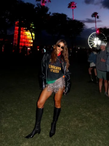#WorldCup year - dressing up a sports jersey to Coachella!🎶
 (This one is a pum