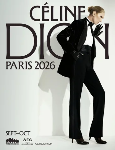 CELINE DION PARIS 2026 DATES: 

Saturday, September 12
Wednesday, September 16
F