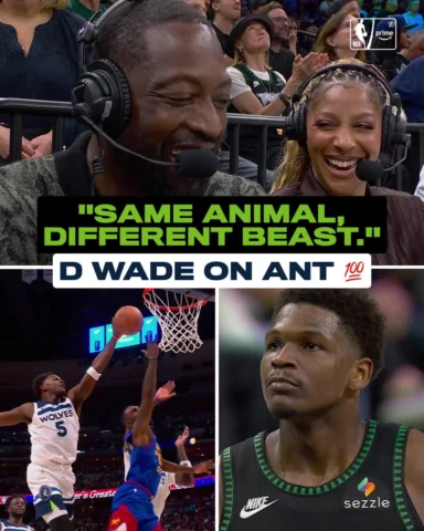 “I love Ant’s game.”

@dwyanewade reacts to Ant’s comments about watching his hi