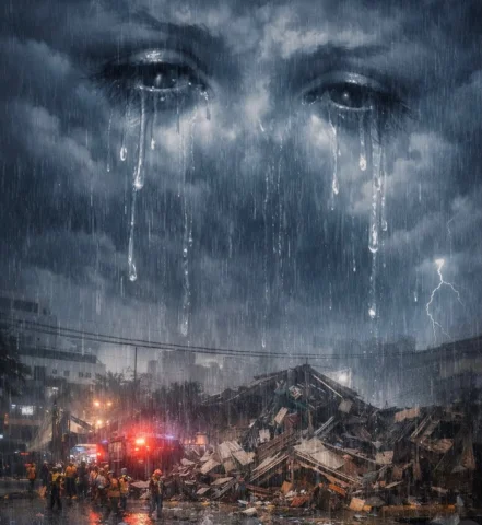 Estas lluvias no fueron anunciada, pero tiene un solo significado.🙏🕊️❤️‍🩹💔 
