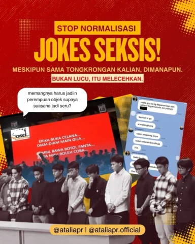 STOP NORMALISASI PELECEHAN!!

Kasus yang mencuat di Fakultas Hukum UI dan juga d