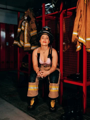 Que bombera tan hermosa 🧑‍🚒🚒