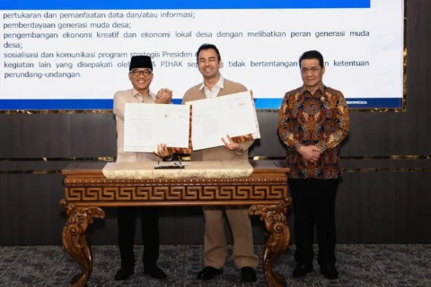 Hari ini @ukp_mudaseni_raffiahmad bersama dengan beberapa pihak swasta, kampus, 