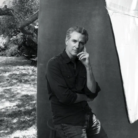 Gavin Newsom, California, 2025 / For @voguemagazine

Gavin Newsom and family, Ca