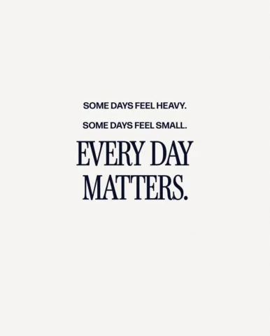 Even in the quiet, messy, or heavy moments, God is at work. Every day matters wh