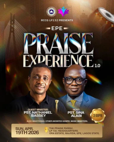 EPE ! We come in the name of the Lord.
If you are in EPE and environs see you 
: