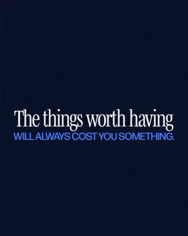 The things God has placed on your heart will rarely come without a cost. But I’v